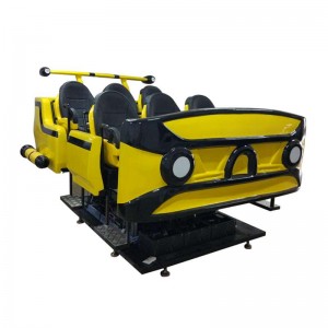 Nyt temaparkudstyr 6 dof simulator bevægelsesplatform 9d vr rumskib 6 sæder 9dvr til familie