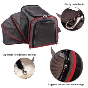 Luftfartsselskabets godkendte sæk til selskabsdyr