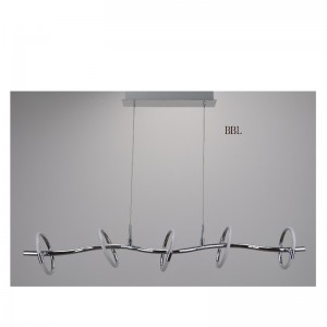 Lys til LED -vedhæng med aluminiumsprofil rundt ring