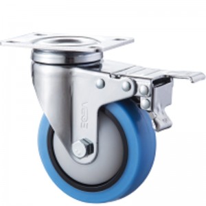 Medium Duty  8212; kromforgyldt kabinet med Orange TPE-hjul