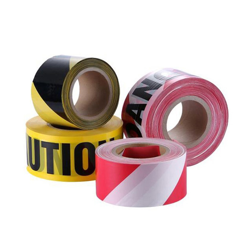 Factory waterfecture logo free sample safety warning PE barrieretape customs