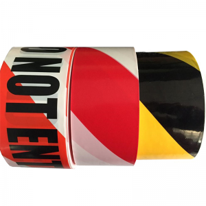 Levering af fabriksfri prøve med høj styrke trykt special fremstilling PE stærkt sikkerhedsadvarselstape