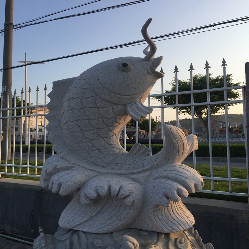 Giraff Swan Fish Stone udskæringer og skulpturer Naturligt rent håndværk Kunstværker
