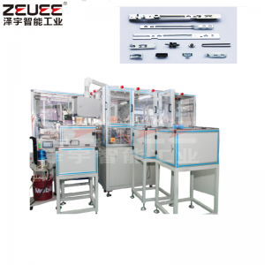 Vindue- og dørhardwaredele automatisk samleudstyr