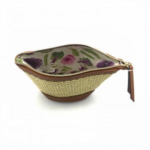 Vævet kosmetisk taske