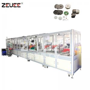 Fejende robotdele sidebørstehjulssæt automatisk monteringsmaskine