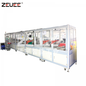 Fejende robotdele sidebørstehjulssæt automatisk monteringsmaskine