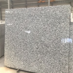 Spray havbølgen hvid granitplade