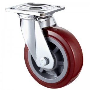 Heavy Duty - Forkromet hus med sort TPE-hjul1