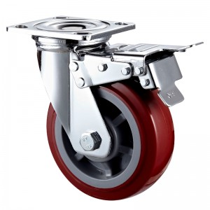 Heavy Duty - Forkromet hus med sort TPE-hjul1