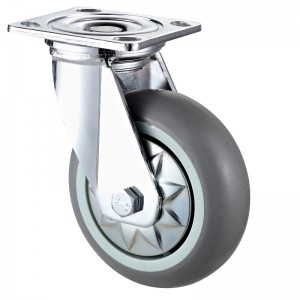 Heavy Duty - Forkromet hus med sort TPE-hjul13