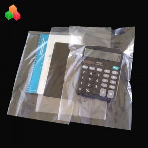 Engros tilpasset trykt logo gennemsigtig genanvendelig shoppingemballage ikke-giftig plast pe brød \/ snack pakkepose