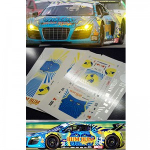 bil model vandrutschebane mærkater