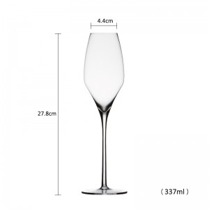 SANZO Branded Champagne Glassylinder Champagne Flutes Glass Ren Champagne Flute