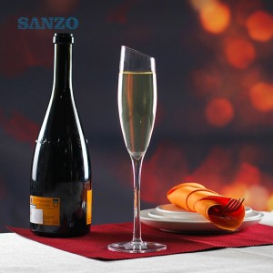 SANZO Bohemsk Champagneglas Tilpasset håndlavet glas Champagne Cup Salgsfremmende Hot Selling Farvet Champagne Glas