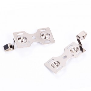 Rustfrit stål Spejlpolering ornamentik oem metalklemmer