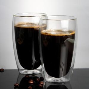 Alibaba hot salwholesale billigste pris billigste pris varmebestandigt mælk krus dobbeltvæg kaffeglas med håndtag 200 ml