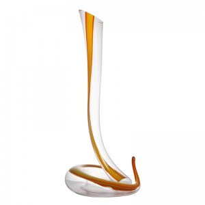 Sanzo Engroshandlavet glasvarer Producent Unik enkelt glas rødvin karaffel \/ Flagon 1200ml \/ 40oz 900031