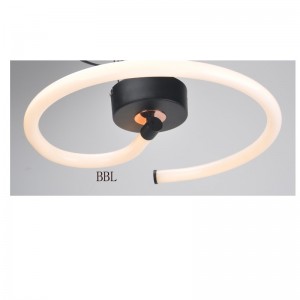 LED loftslampe med akrylrør