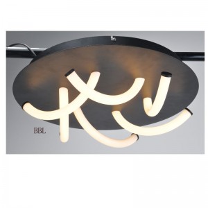 LED loftslampe med 6 stk akrylrør