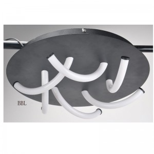 LED loftslampe med 6 stk akrylrør