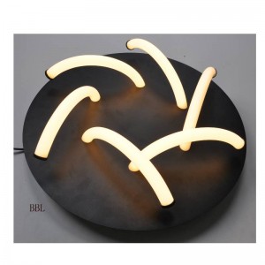 LED loftslampe med 6 stk akrylrør