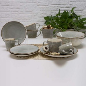 Keramisk enkel middagssæt