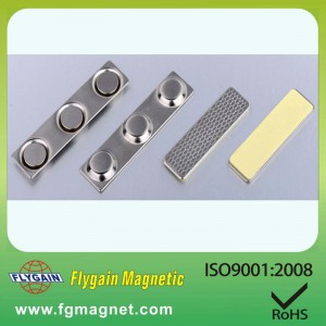Brugerdefinerede N35 Neodymium magnetiske navneskilt
