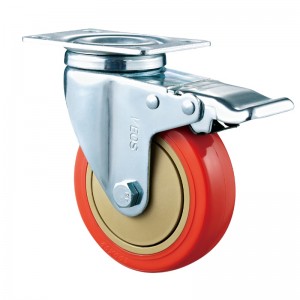 Medium Duty - Forkromet hus med orange TPE-hjul16