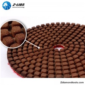 ZL-123F diamantharpiks puder med påfyldningskobber til sten