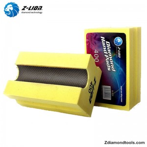 skræddersyede elektropaltede poleringspuder til diamanthånd til sten ZL-37CV20