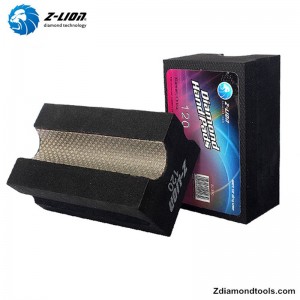 skræddersyede elektropaltede poleringspuder til diamanthånd til sten ZL-37CV20