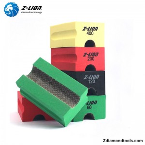 skræddersyede elektropaltede poleringspuder til diamanthånd til sten ZL-37CV20