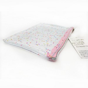 PVC-plastikpose med glitter paellette