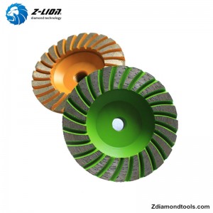 ZL-21 diamantkoppehjul 4 tommer til sten, betonslibning