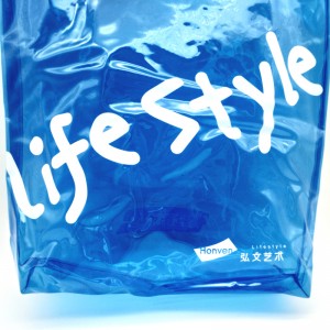 bule pvc indkøbstaske