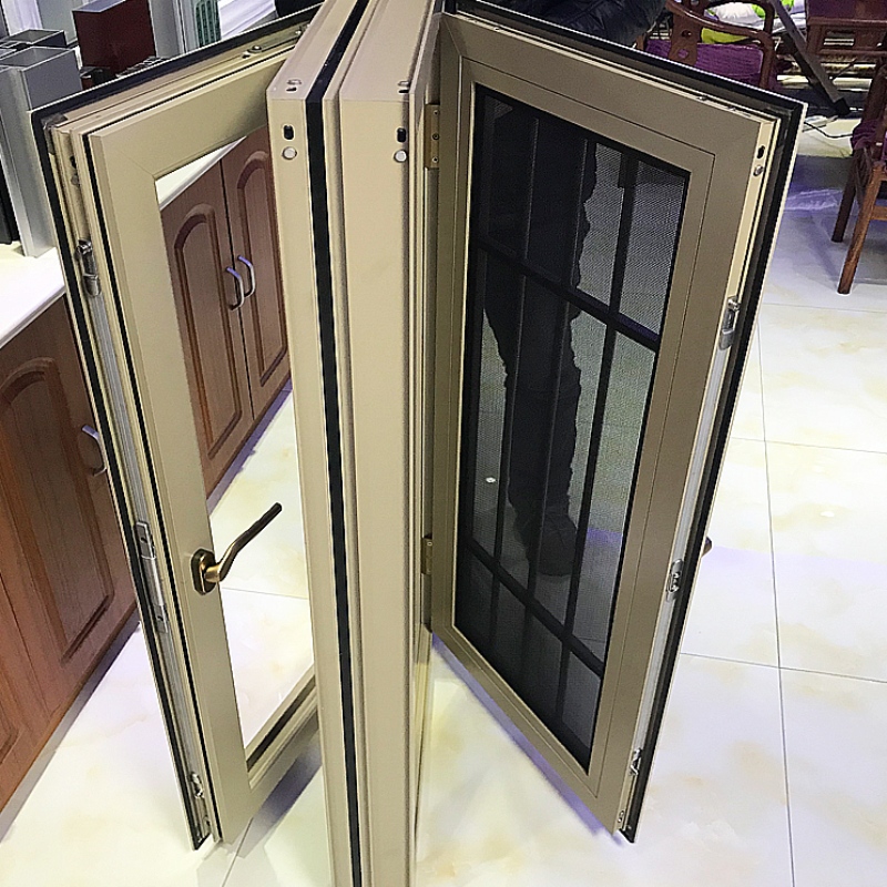 Brugerdefineret glidende vinduer og dørkarmer til to eller tre spor i bronze
