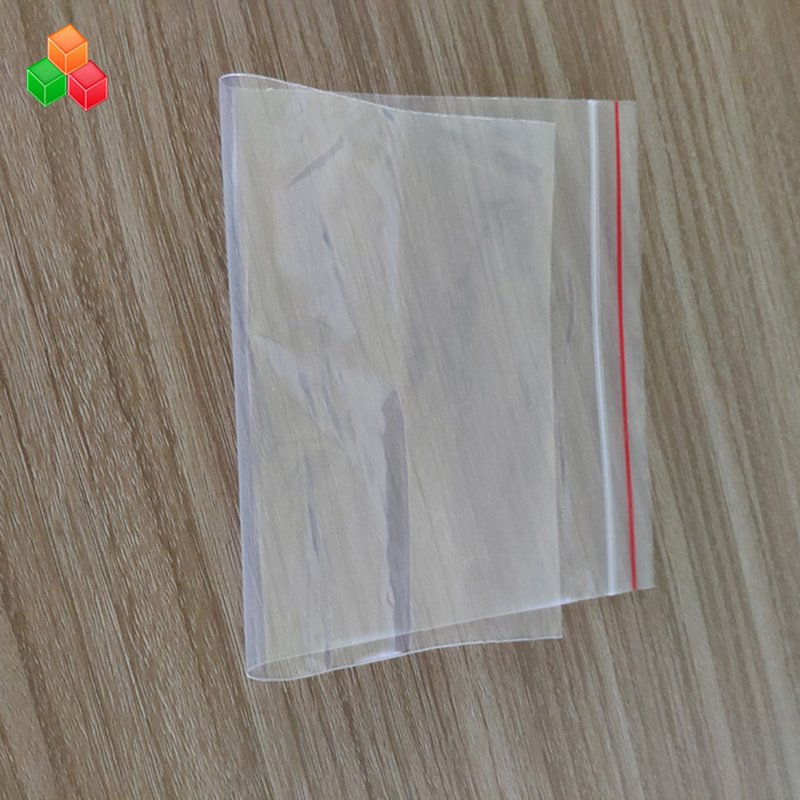 Fabrikspris tilpasset udskrivningsstørrelse genanvendelig klar presseforsegling plast PE PP lynlås pakningspose til mad / beklædningsgenstande
