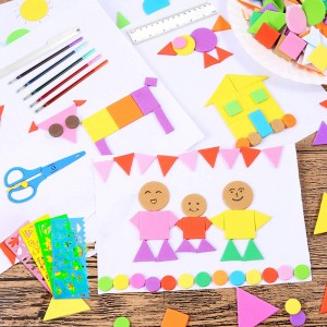 Hot sælger farverig høj tæthed 2mm 6mm 10mm tøffel hukommelse EVA skum ark specialstørrelse sikkerhedsgummi plader til emballering