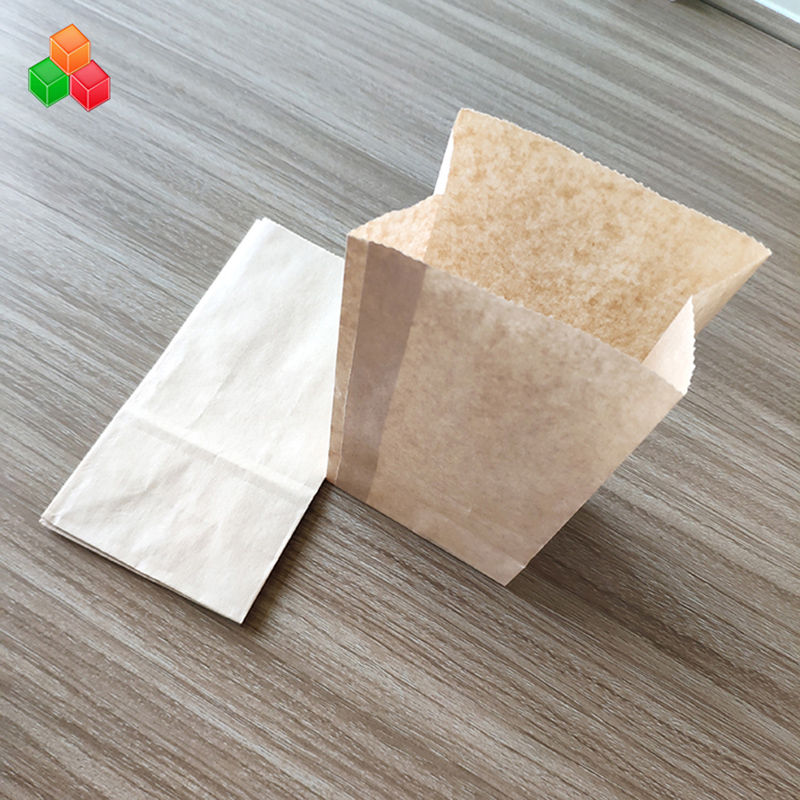Hot selling OEM specialstørrelse print genanvendt miljøvenlig brun kraftpapir indkøbspose til break snack håndværk gavepakning