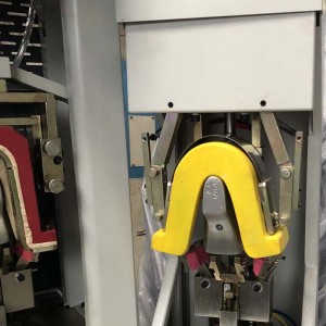 læder sportssko vamp øvre fremstiller airbag hæl bagparti hæl støbning formning maskine