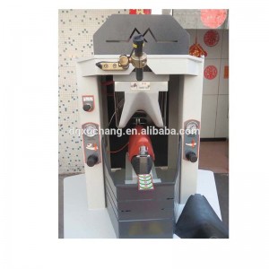 skoformning, der danner øvre vamp-krympemaskine