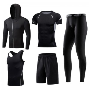 FDMM007- 5 stk Herres komprimering Sportsbeklædningstøj til dragt