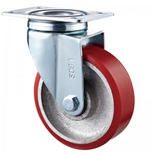 Medium Duty - Forkromet hus med red3 TPE hjul