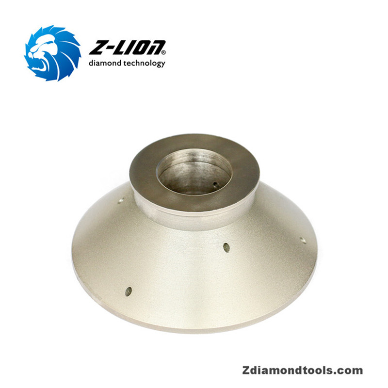 ZL-DCML 4 tommer kvalitet rillehjul til sten, beton og keramik