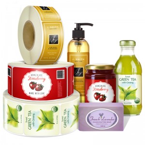 Brugerdefineret selvklæbende udskrivningsprodukt klistermærke etiket, Klæbende printer printer etiket klistermærke