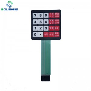 Tilpasset membranafbryder \/ tastatur på skalaer