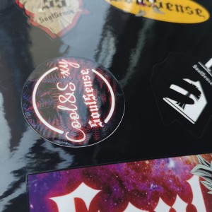 Vandtæt Die Cut Company Logo Cartoon Custom UV Proof Vinyl Sticker