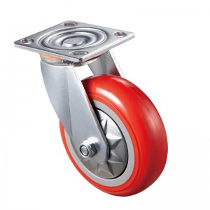 Heavy Duty - Forkromet hus med red3 TPE hjul