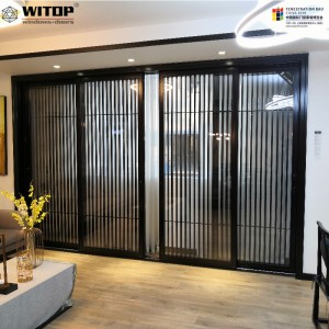 Skydedør i aluminium